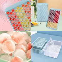 1Pc 104 Grid Mini Tray Mold Food Grade Small Maker Mould Easy Release Round Ice Molds For Cold Drink‘