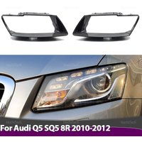Für Audi Q5 SQ5 8R 2010 2011 2012 Scheinwerfer Objektiv Glas Shell Masken Transparent Lampenschirm Schatten Auto Scheinwerfer Abdeckung