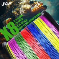 JOF 300M 500M 1000M PE Braided Fishing Line Super Strong Japanese Multifilament Sea Fishing Line 20LB-100LB Carp Line Trout Line