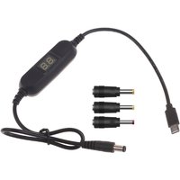 5V USB C to 1.2V 3V 4.5V 6V 9V 12V Step Up Converter Cable Power Supply Y3ND