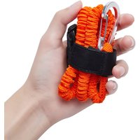 Kayak Paddle Leash Wear-resistant Kayak Canoe Stretchable Kayak Paddle Camping Tent Leash Adjustable Paddle Holder Tool Lanyard