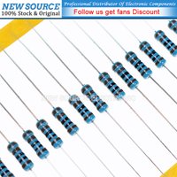 (50pcs) 1/2W Metal Film Resistors 1% 0.5W 22R 270R 2K 3.6K 3.9K 30R 33K 39R 3K Ohm Resistance