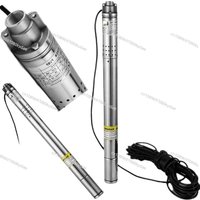 50mm 304 Stainless Steel Deep Well Pump 1000L/H 2 Inch Submersible Water Pump Underground Water Supply Tool