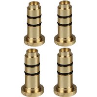 4pcs Durable Butane Gas Refill Brass Copper Nozzle Adapter For Dunhill Dress/Rollagas Reusable Gas Connector Lighter Adapters