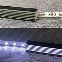0.5m-5m LED Diffuser Silicone Tube Protection Cover Anti-glare Flexible Bandable IP67 for 12mm 2835/3535/5050 LED Strip Light