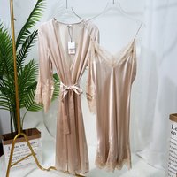 Big Size Real Silk Robe Women Nightgown Sexy Kimono Bathrobe 100% Silk Homewear 16Mm Spaghetti Strap Wedding Lounge Dress