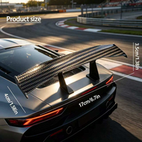 Universal Car Mini GT Spoiler, No Drilling Trunk Rear Wing, Auto Refit Exterior Decor Styling Accessorie