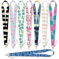 Beautiful Lanyard Keys Chain Badge Holder ID Credit Card Pass Hang Rope Lariat Mobile Phone Charm Accessories Gifts Wholesale