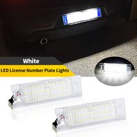 2PCS Rear OEM LED License Plate Light Bulbs For Opel Corsa C 2001-2006 D 2006-2011 E 2014-2019 Astra H 2004-2010 K 2015-2021