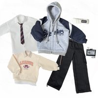 American Hoodie Baseball Jersey for 1/4 BJD Doll's Clothes Suit 45cm Doll's Accessories Dress Up Toy image 3