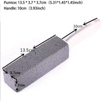 NEW 1PC Toilets Cleaner Stone Natural Pumice Stone Toilets Brush Quick Cleaning Stone With Long Handle Bathroom Gadgets