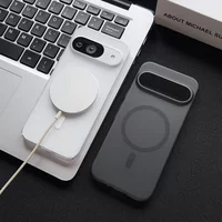 Slim Matte Transparent Soft Silicone Magnetic Case for Google Pixel 11 10 Pro XL 9 8 7 6 10A Wireless Charger Bumper Back Cover
