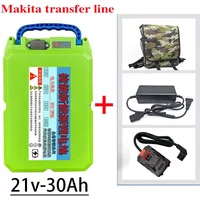 21V 40Ah SR 18650 Lithium Battery, Suitable for Makita Converter Drills, Hammers, Lawn Mowers, Angle Grinders
