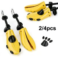 2/4pcs Adjustable Universal Shoe Stretcher with a Metal Shoe Horn for Expanding Boots And Shoes, Suitable for Tight Footwear