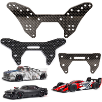 For 1/7 ARRMA FELONY INFRACTION LIMITLESS V2 Car Carbon Fiber Front & Rear Shock Tower Upgrade Parts