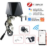 Współpracuje z aplikacją TUYA, inteligentny zawór gazowy Zigbee, sterownik nawadniania z timerem i funkcją odcinania wody do ogrodu, kompatybilny z Alexa i Google Assistant.