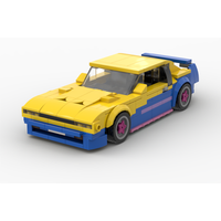 MOC Car Model 1983 Retro Car DIY Building Blocks Children's Gifts. Birthday Gifts. Collectible Ornaments
