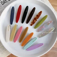 Korean FRANCE small side clip French minimalist resin hair clip