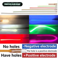 COB LED Filament Flexible 25mm 80mm 110mm 128mm 190mm 300mm DC3V Lamp Accessories Diode DIY Parts Pink Warm White Red Blue Green