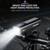 OFFBONDAGE 4500mAh 1000LM Przednia lampka rowerowa ze stopu aluminium do rowerów MTB i szosowych, ładowana przez Type-C, 5 trybów, lampka rowerowa nocna, lampka do rowerów górskich, latarka, lekka