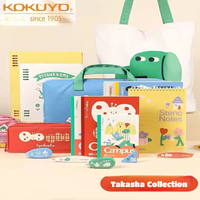 New 2023 KOKUYO & TYAKASHA Joint Name Limited Stationery Loose-leaf Notebook Pencil Case Gel Pen