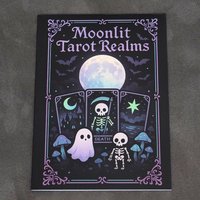 Tarot Coloring Book Gothic Kawaii Witchy Adult Coloring Book Mystical Tarot Deck Art Illustrations Coloring Pages for Relaxation