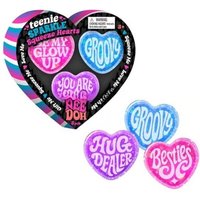 2026 Valentine's Day Heart Stress Toys 3 Pack Soft Slow Rising Squeeze Sensory Toys Love Shape Stress Relief Fidget Toys