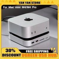UGREEN USB HUB Docking Station For Mac Mini M4 M4 Pro M.2 NVMe SSD 8TB Max 10Gbps USB-A&C Ports SD&TF 170MB/s USB Splitter Dock