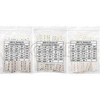 0402 0603 0805 1206 1210 2512 SMD Resistor Kit Assorted Kit 1K 10K 100K 1R 10R 100R 220R 1% 5%