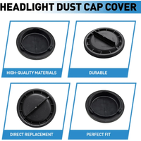 Headlight Bulb Dust Cover Waterproof Dustproof Lengthened Headlamp Rear Shell Seal Cap For Vauxhall Astra K 2016-2019