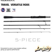 TSURINOYA LURE VALLEY 5 Section Spinning Casting Fishing Rod 1.98m 2.08m 2.28m 2.44m 2.7m FUJI A Guide travel versatile Bass Rod