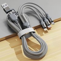 Charging Cable 3 In 1 USB Type C Charger Cord MultiPort Micro Cable For iPhone 15 14 13 12 Samsung Galaxy Xiaomi Redmi