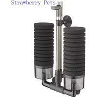 New Aquarium Filter for Aquarium Fish Tank Air Pump Skimmer Biochemical Sponge Filter Aquarium Bio Filters Filtro Aquario