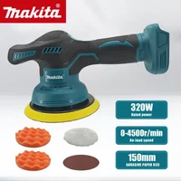 Polisseuse de voiture sans fil Makita, 8 vitesses réglables, outil électrique pour cirage, ponçage, scellement et glaçage, compatible avec la batterie Makita 18V