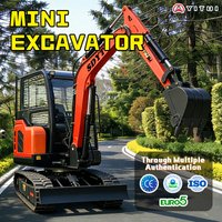 New Mini Excavator 3.5 Tons Customized Ce Epa Euro 5 Depth 3 Meters Rubber Tracks Reinforced Chassis
