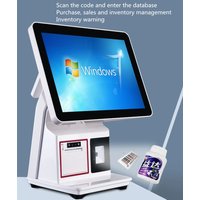 15.6 Inch Touch Screen Android /window POS System Built-in Wi-Fi 58mm Printer Cash Register POS Desktop Shop for Retail Business