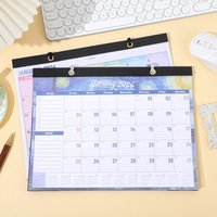 2026 Painting Wall Calendar Thick Paper & Waterproof Cover Large Monthly Desktop Planner For Home Office School (Jan-Dec 2026)