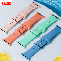 Sport Strap For Apple Watch Band 42/46 mm 40mm 45mm 38-41-44mm 2pcs Silicone bracelet iwatch series 10 8 7 se 4 5 6 9 ultra 49mm