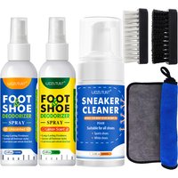 WOZUTUNT Multifunctional Shoe Deodorizing Spray or Brush or Towel /White Shoes Freshening, Deodorizing, Stain Removal Whitening
