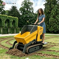 Crawler Mini Dumper Low Fuel Consumption Compact Size Flexible Turning Ideal For Garden Yard & Mountain Road Use Customized