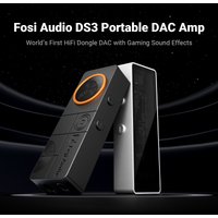 Fosi Audio DS3 Portable DAC Amplifer HIFI Headphone Amplifer Decoder For iPhone and Mobile Devices DAC 4.4mm Balanced/3.5mm Jack