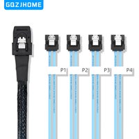 Mini SAS Cable SFF-8087 to SATA Mini SAS Breakout Cable SFF8087 to SATA Mini-SAS to 4X SATA SAS to SATA Breakout Cable