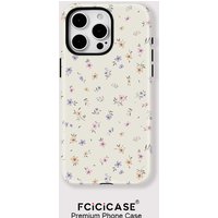 Magnetic For Magsafe Wireless Charge Case For iPhone 13 12 11 14 Plus 15 Pro 16 Pro Max Acrylic Fashion Little Flower Cover