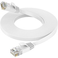 Kosky 3.3ft/6.6ft/16.9ft/33ft Cat6 Ethernet Cable, Long Internet Cables High-Speed Patch Cord Flat Design For Console, PS3, PS4,