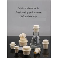 1-100Pcs 8-12mm to 37-41mm Silicone Test Tube Plug/Sand Core Triangular Bottle Stopper for Lab Experiment Accessory Saver Lids