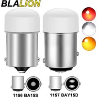 BLALION 2 PCS P21/5W BA15S 1156 LED Bulb PY21W BAY15D 1157 Turn Signal Light 12V 7000K Reverse Brake Stop Parking Backup Bulbs