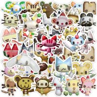 Cartoon Cat Stickers birthday gift,Book decoration,Journal sticker,pvc sticker