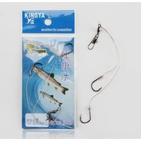 New Type Of Steel Wire Double Hook Tied With Isini-hook High Tension Anti-Seize Anti-Break Fishing White Pomfret Giant Object