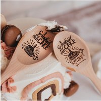 Custom 1Pcs I Smashed My First Cake Wooden Spoon Baby's 1st Birthday Photography Prop Baby Shower Accessories New Parents Gift