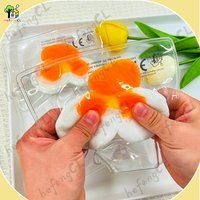 (HefengCL)Liquid Center Egg Squishy Toys, Soft Sensory Toys, Ideal Gifts for Office, Classroom, Parties & Holidays